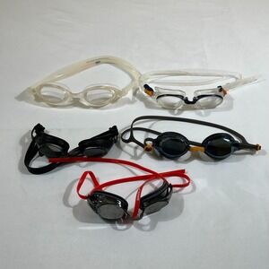 Speedo Intex Open Water Swim Goggles Lot of 5 Athletic Unisex Adjustable Multi